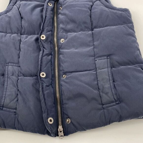 Abercrombie & Fitch Women's Down Filled Puffer‎ Vest Blue M Y2K - Picture 6 of 13